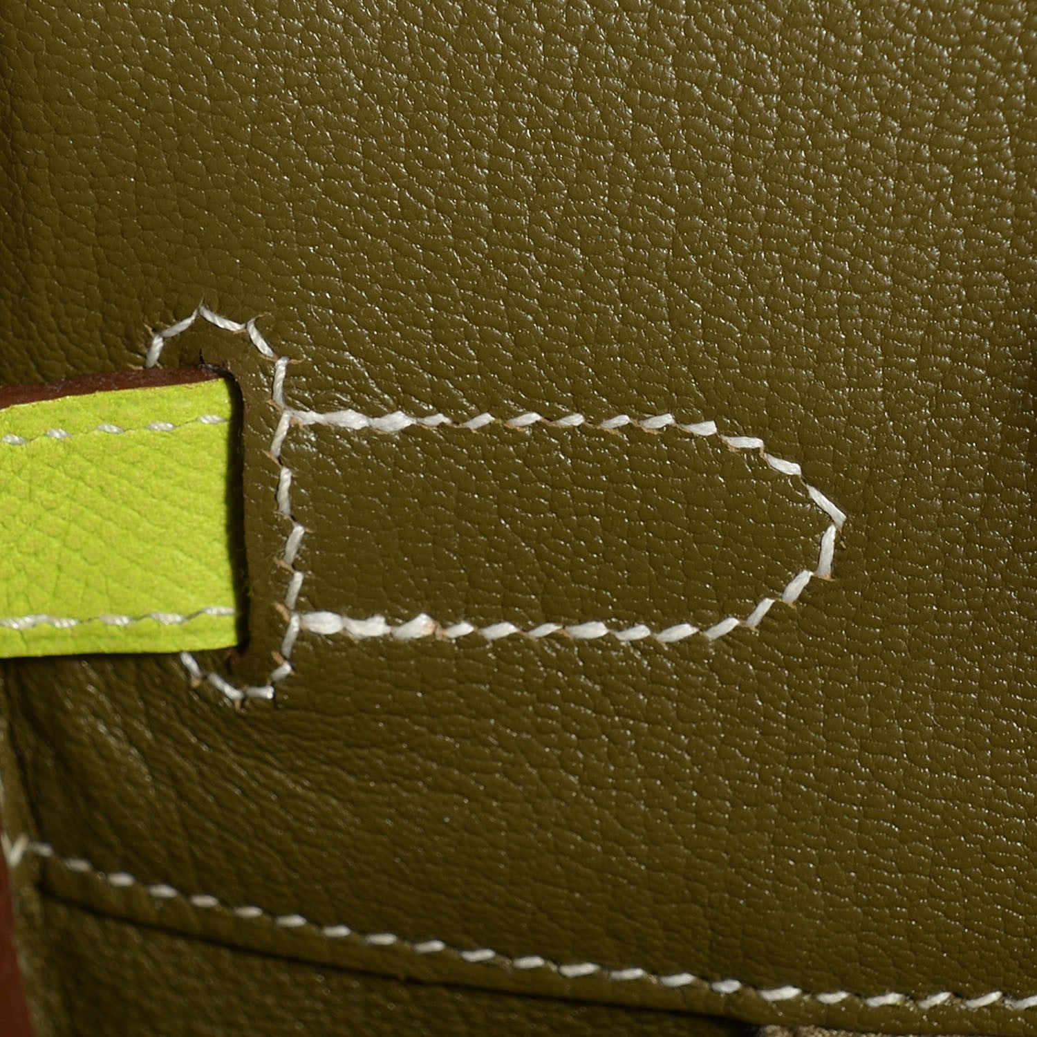 Hermes Epsom Candy Birkin 35 Kiwi Lichen 18 of 27