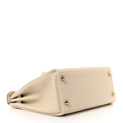 Hermes Togo Kelly Retourne 25 Craie 4 of 11