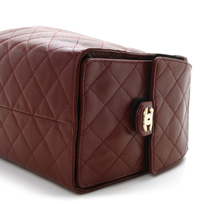 Chanel Caviar Quilted Medium Chanel 25 Handbag Burgundy 11 of 11