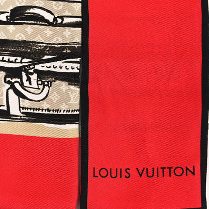 Louis Vuitton Silk Monogram Trunks Bandeau Brown 3 of 3