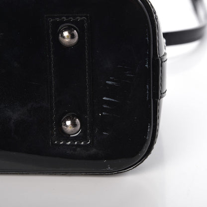 Louis Vuitton Vernis Alma BB Noir Magnetique 10 of 17