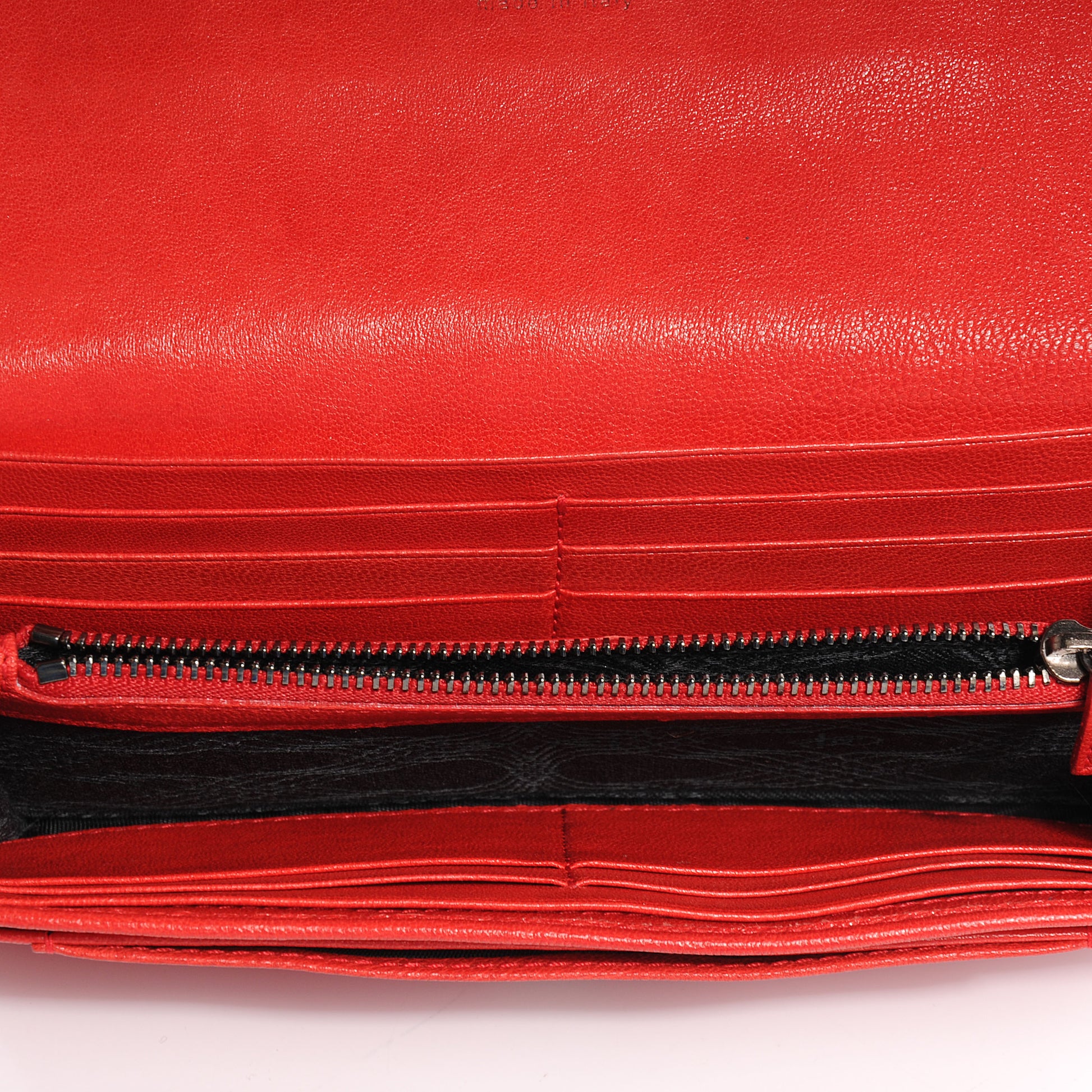 Proenza Schouler Leather PS1 Continental Wallet Bright Red 6 of 7