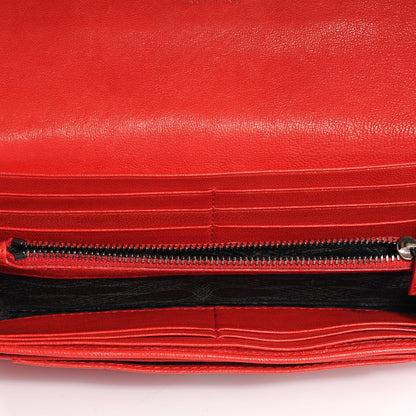Proenza Schouler Leather PS1 Continental Wallet Bright Red 6 of 7