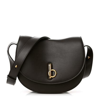 Burberry Calfskin Rocking Horse Crossbody Brown 1 of 12