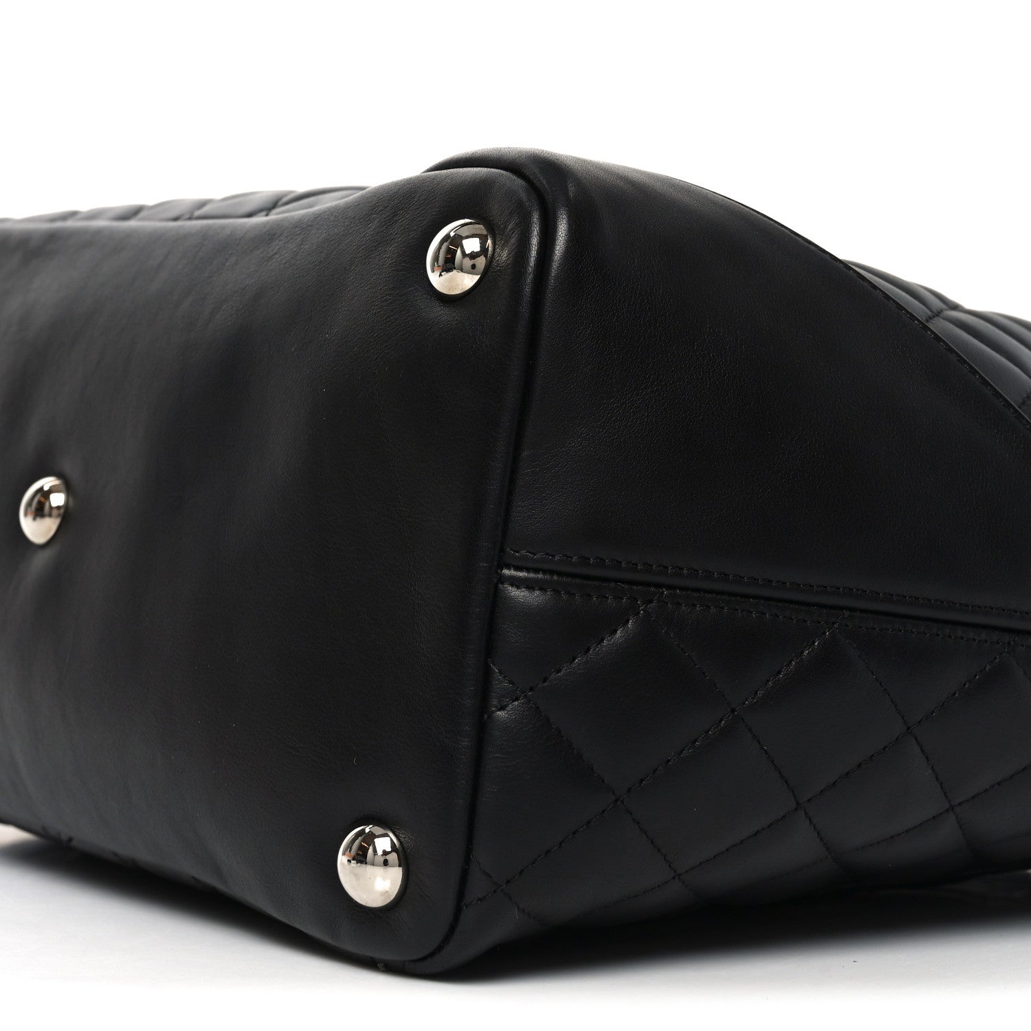 Chanel Calfskin Quilted Large Cambon Tote Black 10 of 10