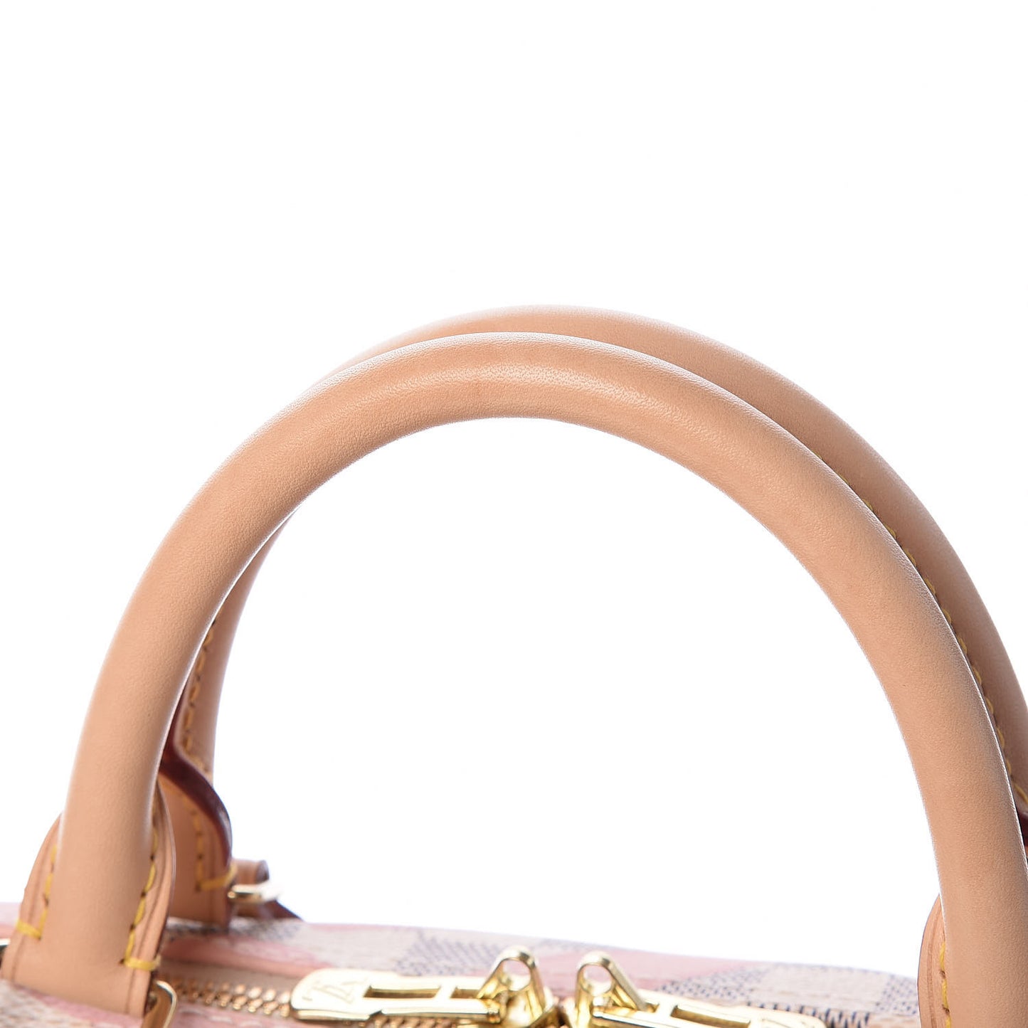 Damier Azur Tahitienne Speedy Bandouliere 30 Rose Ballerine