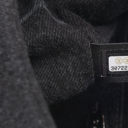 Chanel Denim CC Quilted Mini Square Flap Black 7 of 11