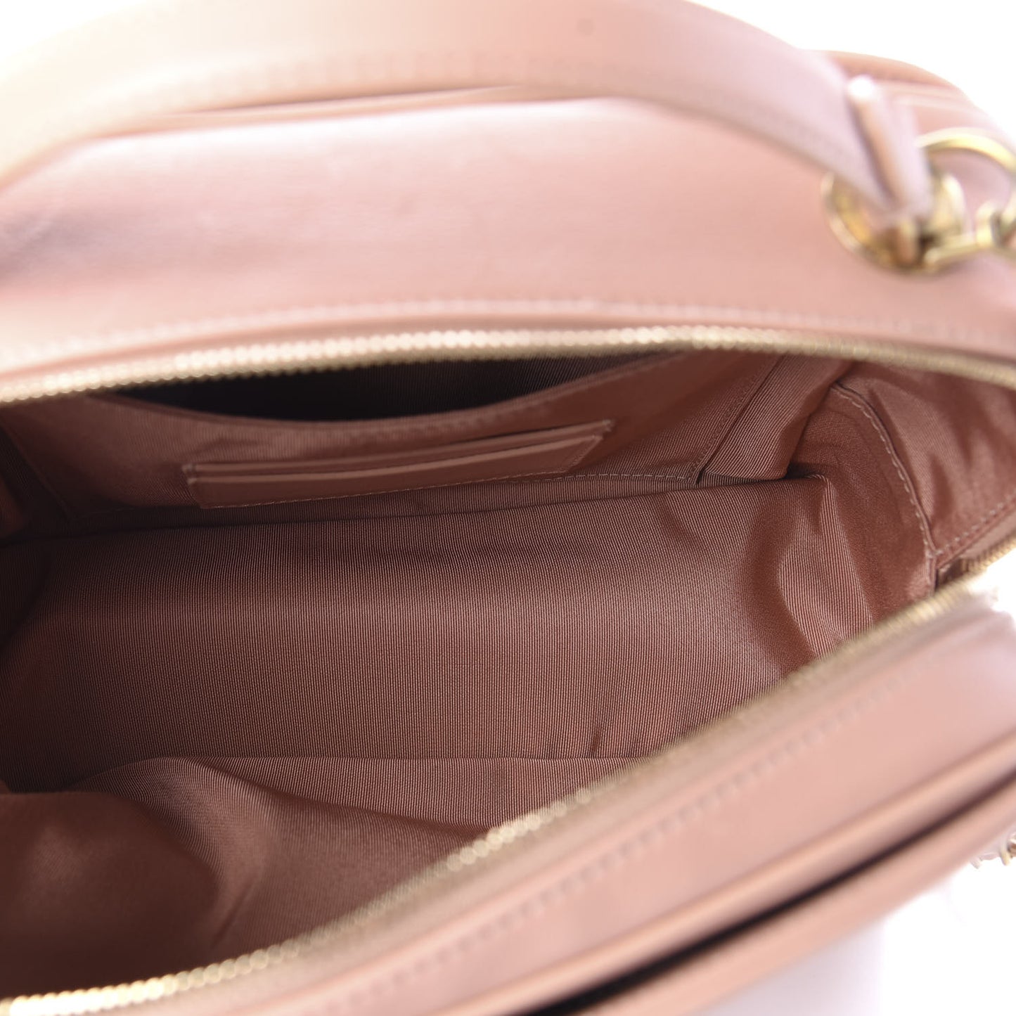 Calfskin Quilted CC Medium Vanity Case Beige