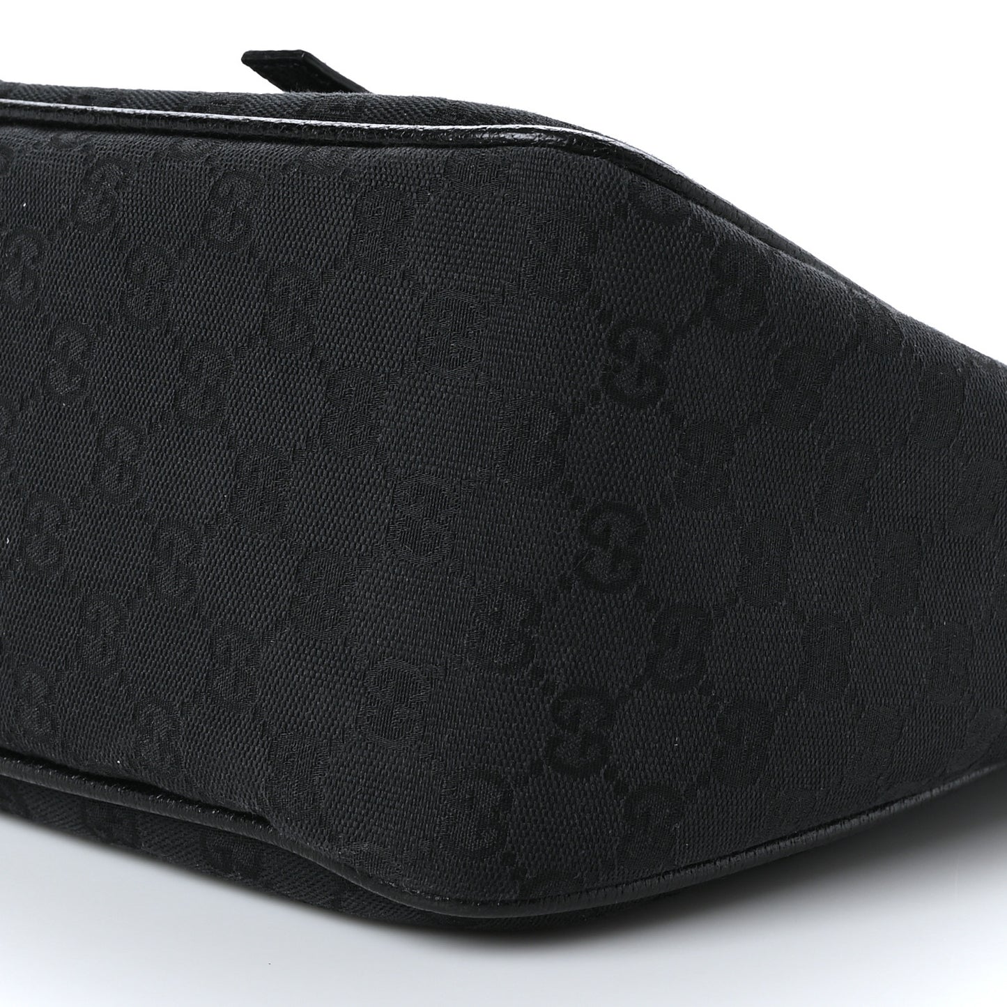 Monogram Front Pocket Hobo Black