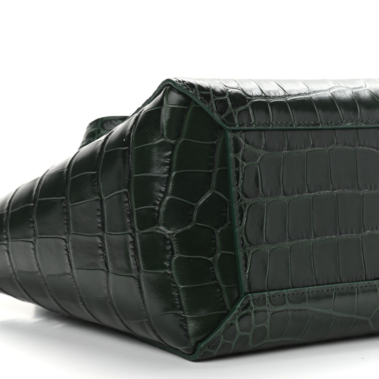 Celine Calfskin Crocodile Embossed Micro Belt Bag Amazone 10 of 12