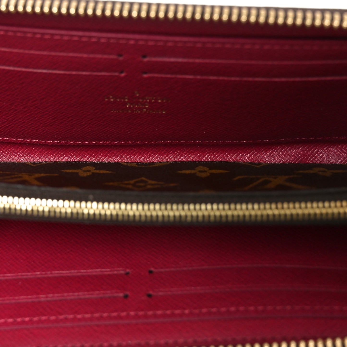 Monogram Clemence Wallet Fuchsia