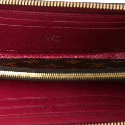 Louis Vuitton Monogram Clemence Wallet Fuchsia 5 of 6