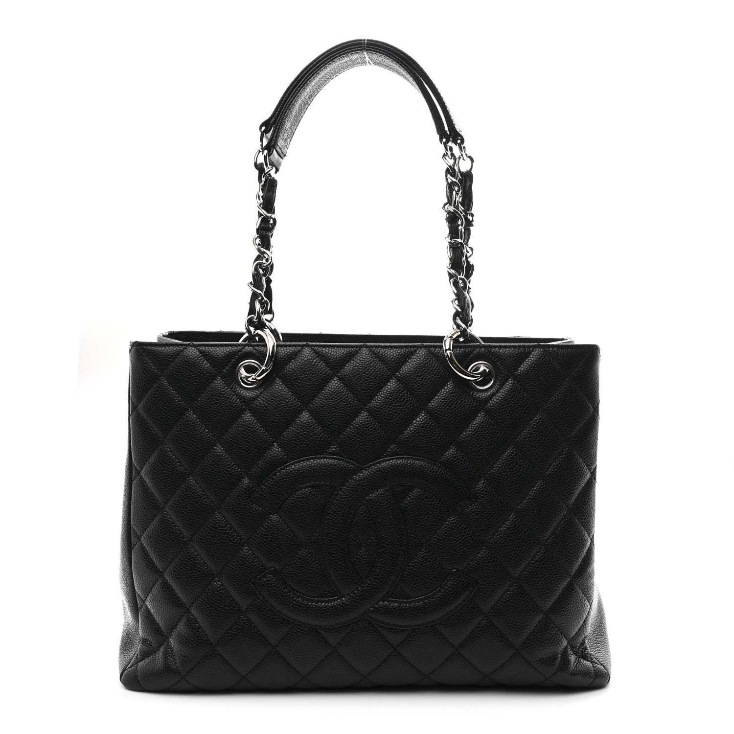 Chanel Caviar Quilted Grand Shopping Tote GST Black 1 of 11