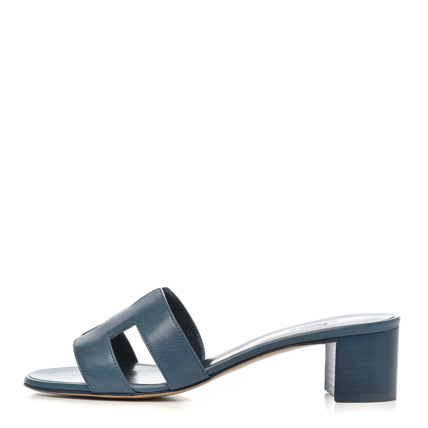 Calfskin Oasis Sandals 36 Bleu Velvet