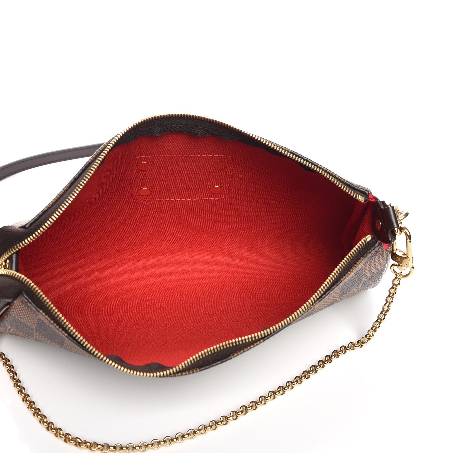 Louis Vuitton Damier Ebene Eva Clutch 12 of 13