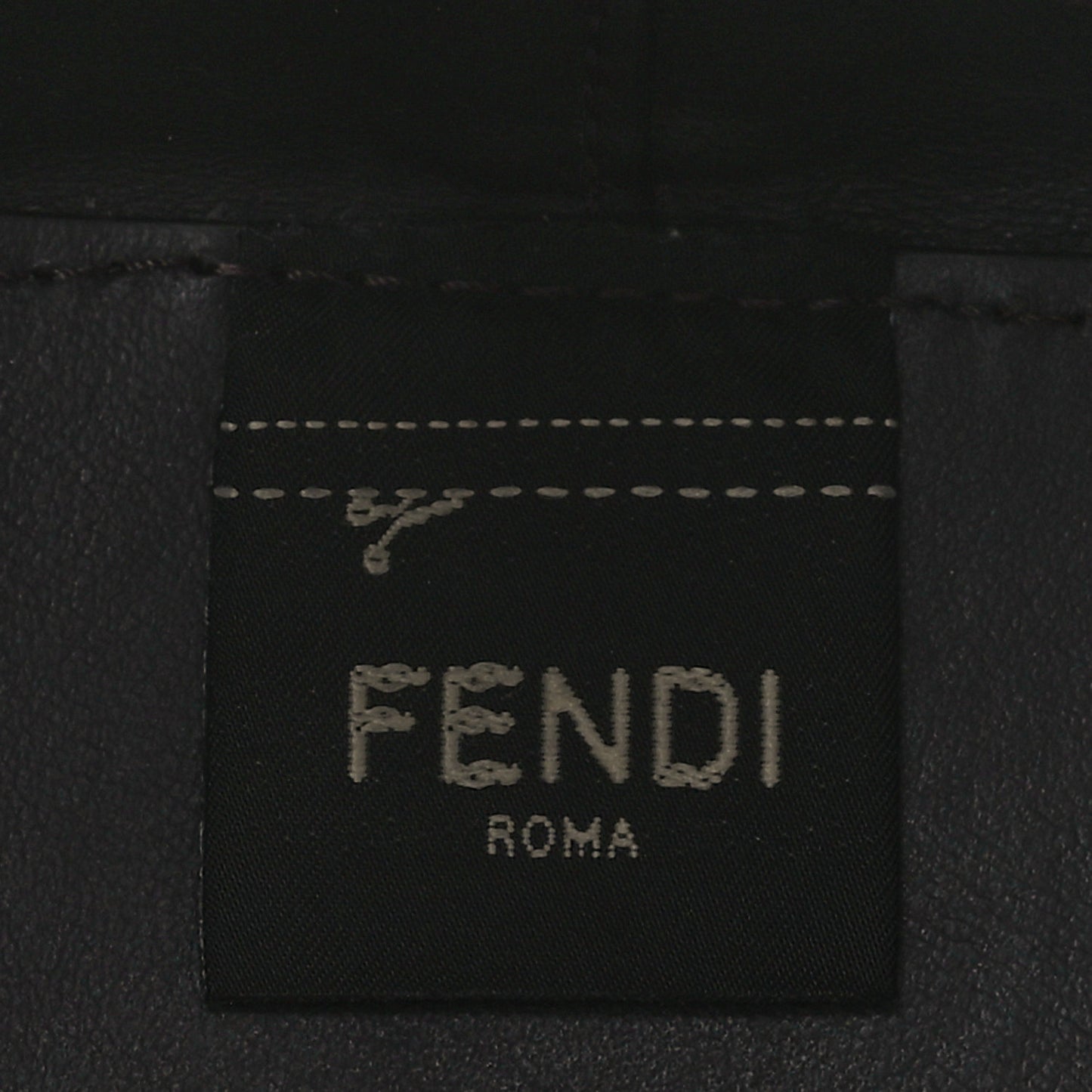 Mesh Vitello Grace F is Fendi FF 1974 Mini Mon Tresor Bucket Bag Marrone Black Ebano