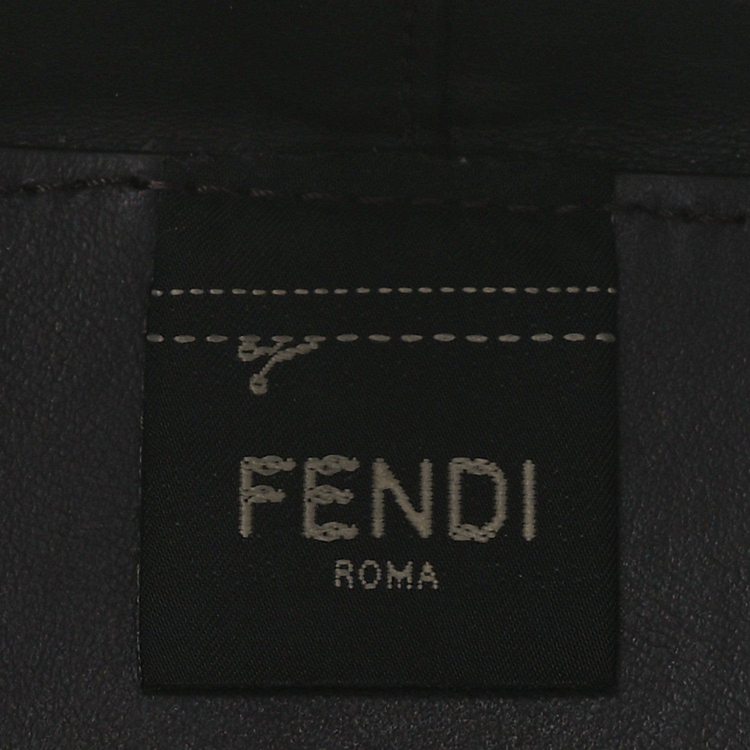 Fendi Mesh Vitello Grace F is Fendi FF 1974 Mini Mon Tresor Bucket Bag Marrone Black Ebano 6 of 9