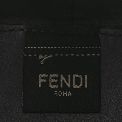 Fendi Mesh Vitello Grace F is Fendi FF 1974 Mini Mon Tresor Bucket Bag Marrone Black Ebano 6 of 9