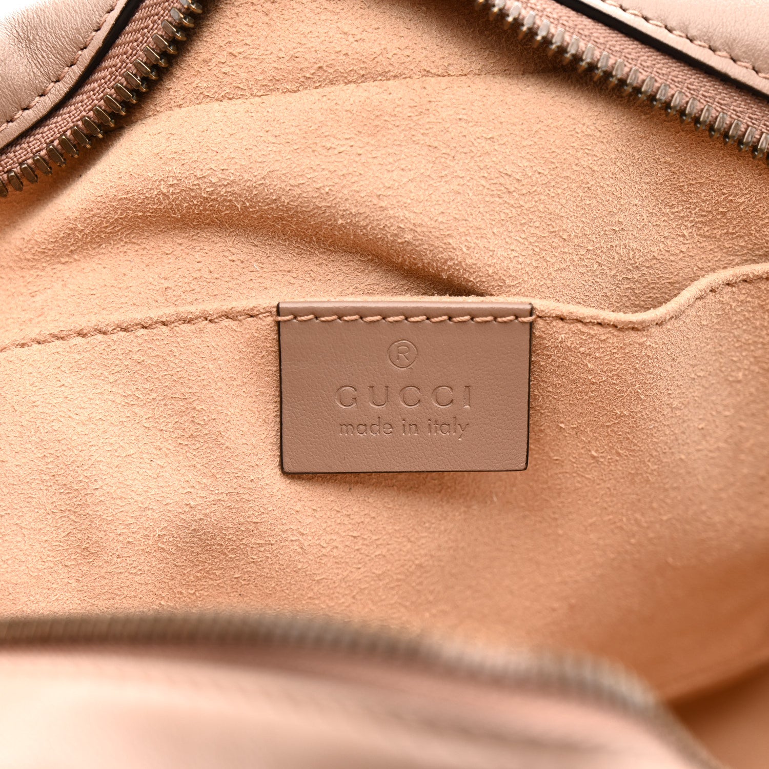 Gucci Calfskin Matelasse Small GG Marmont Chain Shoulder Bag Porcelain Rose 6 of 12