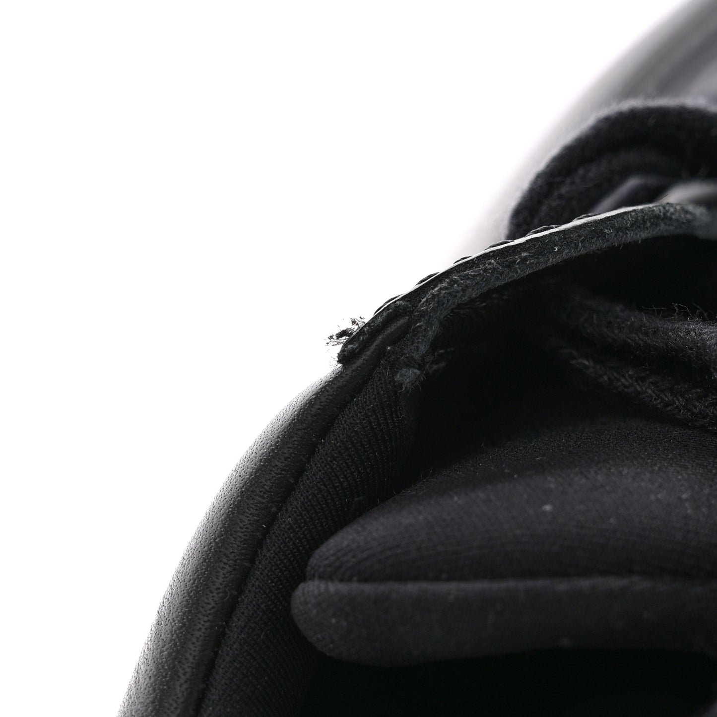 Lambskin Fabric CC Sneakers 36.5 Black