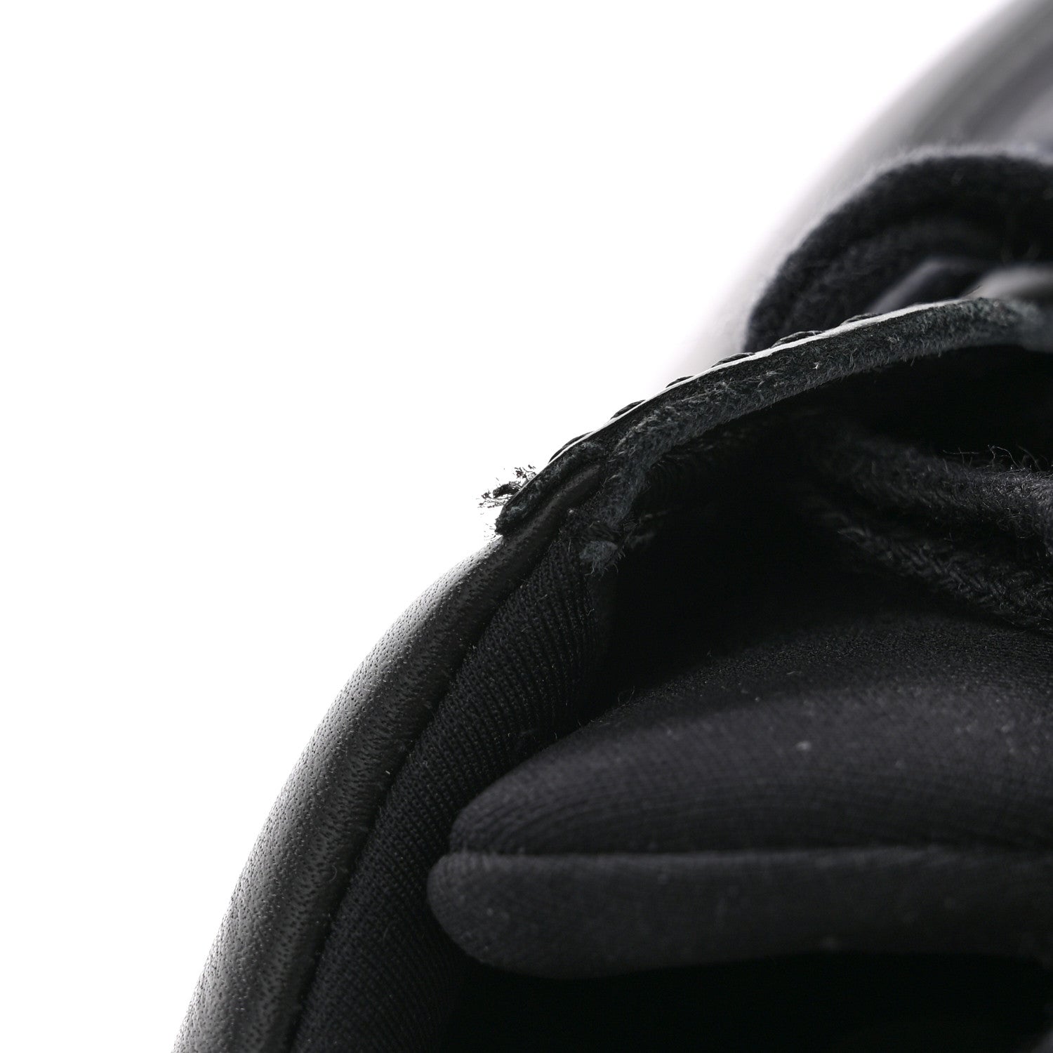 Chanel Lambskin Fabric CC Sneakers 36.5 Black 9 of 9