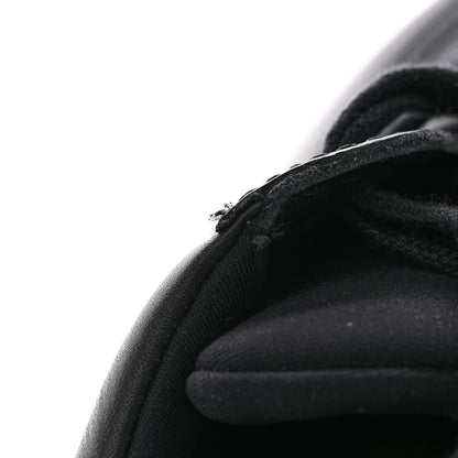 Chanel Lambskin Fabric CC Sneakers 36.5 Black 9 of 9