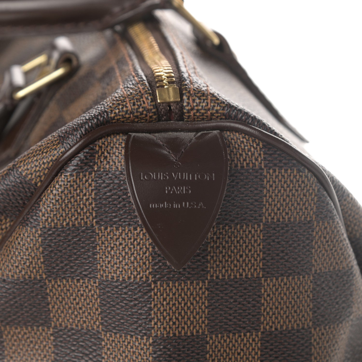Louis Vuitton Damier Ebene Speedy 30 6 of 9