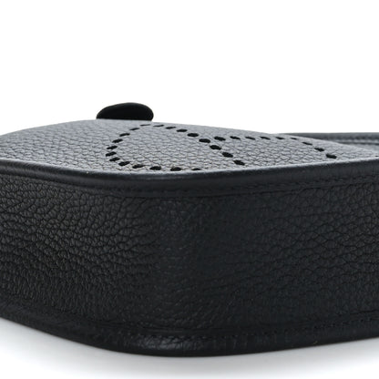 Hermes Taurillon Clemence Evelyne TPM Black 8 of 10