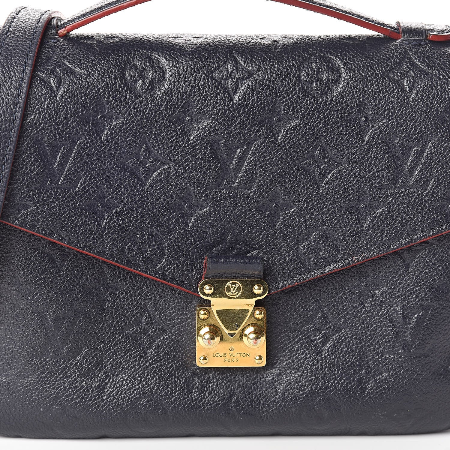 Louis Vuitton Empreinte Pochette Metis Marine Rouge 7 of 13