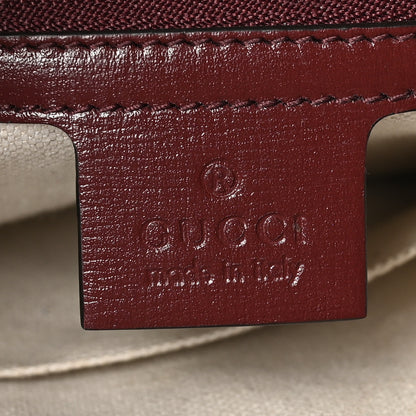 Gucci Monogram Azalea Calfskin Web Small Jackie 1961 Hobo Sahara Rubino Chardonnay 6 of 10