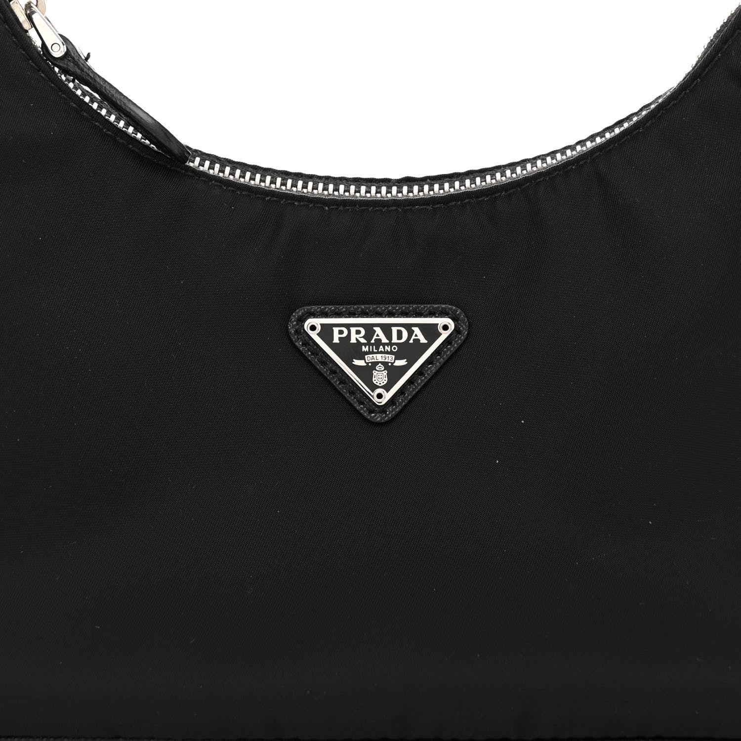 Prada Tessuto Nylon Saffiano Mini Re-Edition 2005 Bag Black 9 of 11