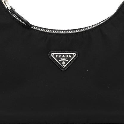 Prada Tessuto Nylon Saffiano Mini Re-Edition 2005 Bag Black 9 of 11