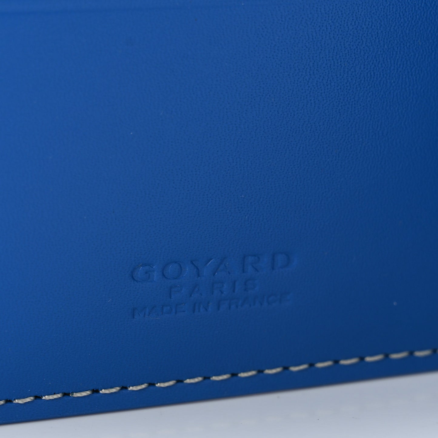 Goyardine Passport Wallet Sky Blue