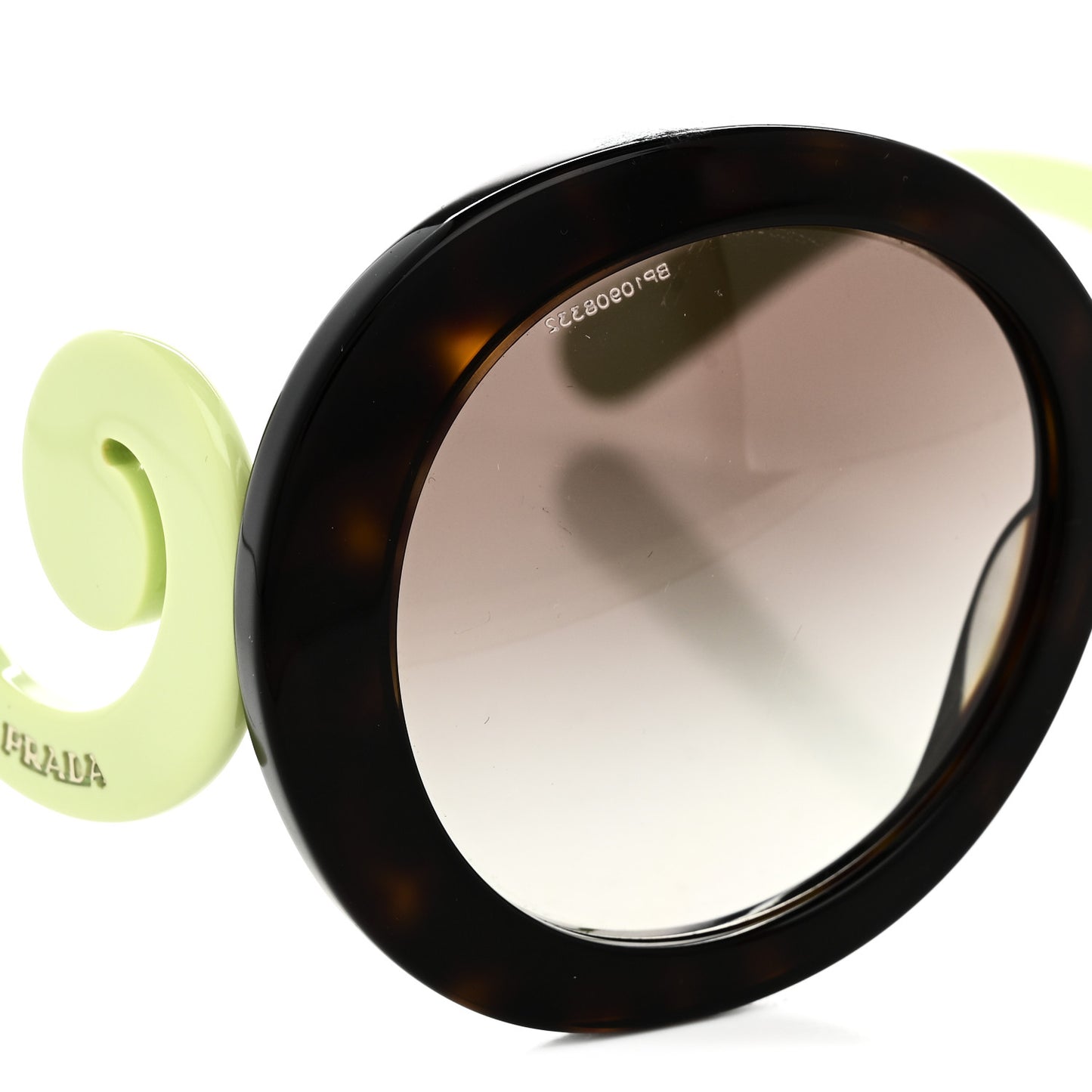 Baroque SPR 27N Round Sunglasses Tortoise Green