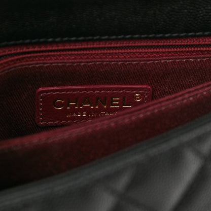 Chanel Caviar Quilted Mini Coco Handle Flap Black 6 of 8
