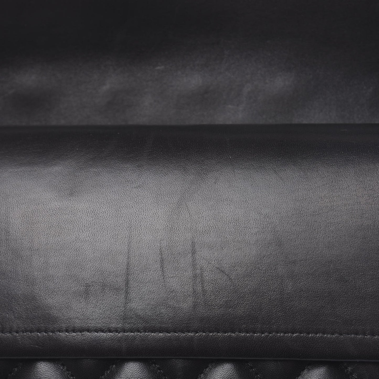 Lambskin Quilted Maxi Double Flap Black