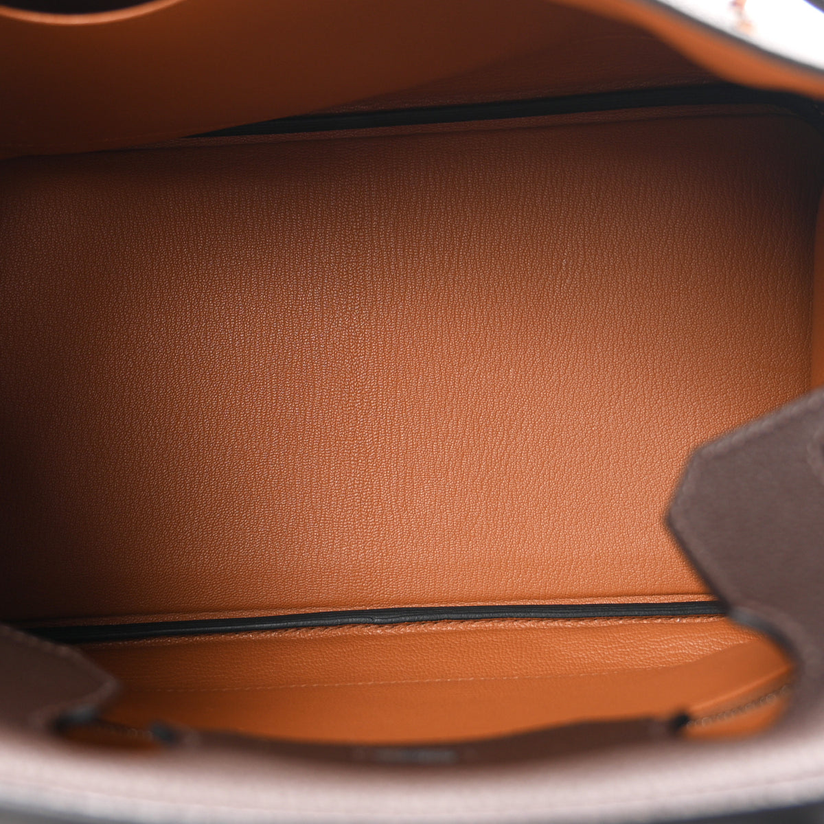 Hermes Togo Verson Birkin 30 Ebene Gold 5 of 10