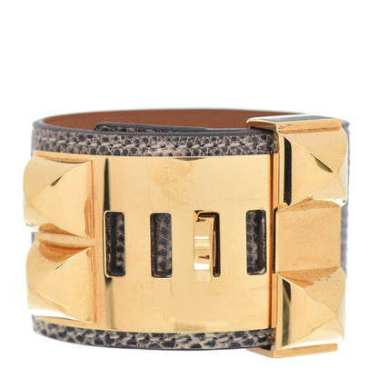 Hermes Lizard Collier De Chien CDC Bracelet S Ombre 3 of 4