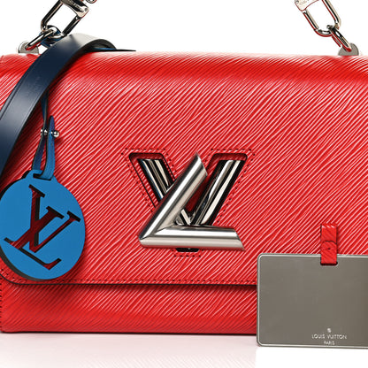 Louis Vuitton Epi Twist Braided Strap Shoulder Bag PM Coquelicot 6 of 9