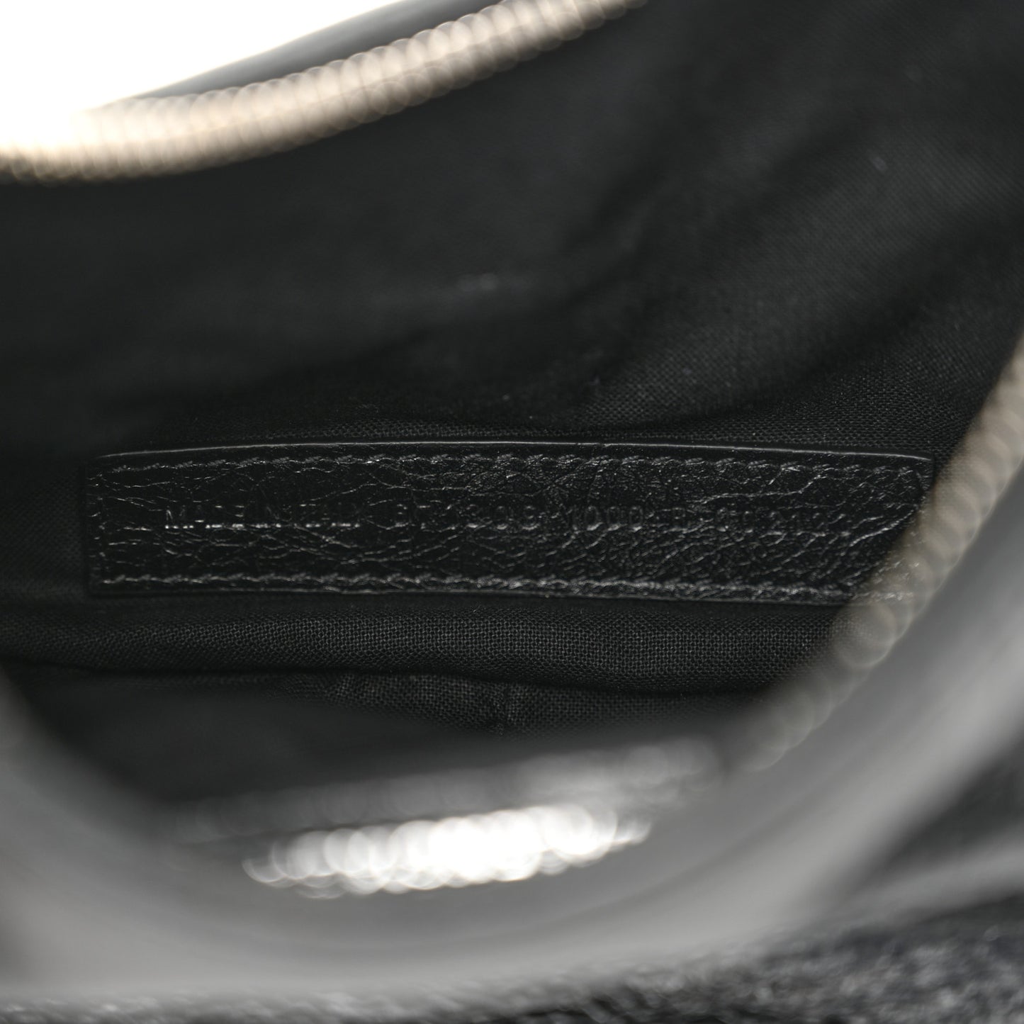 Agneau Arena Le Cagole Shoulder Bag XS Black