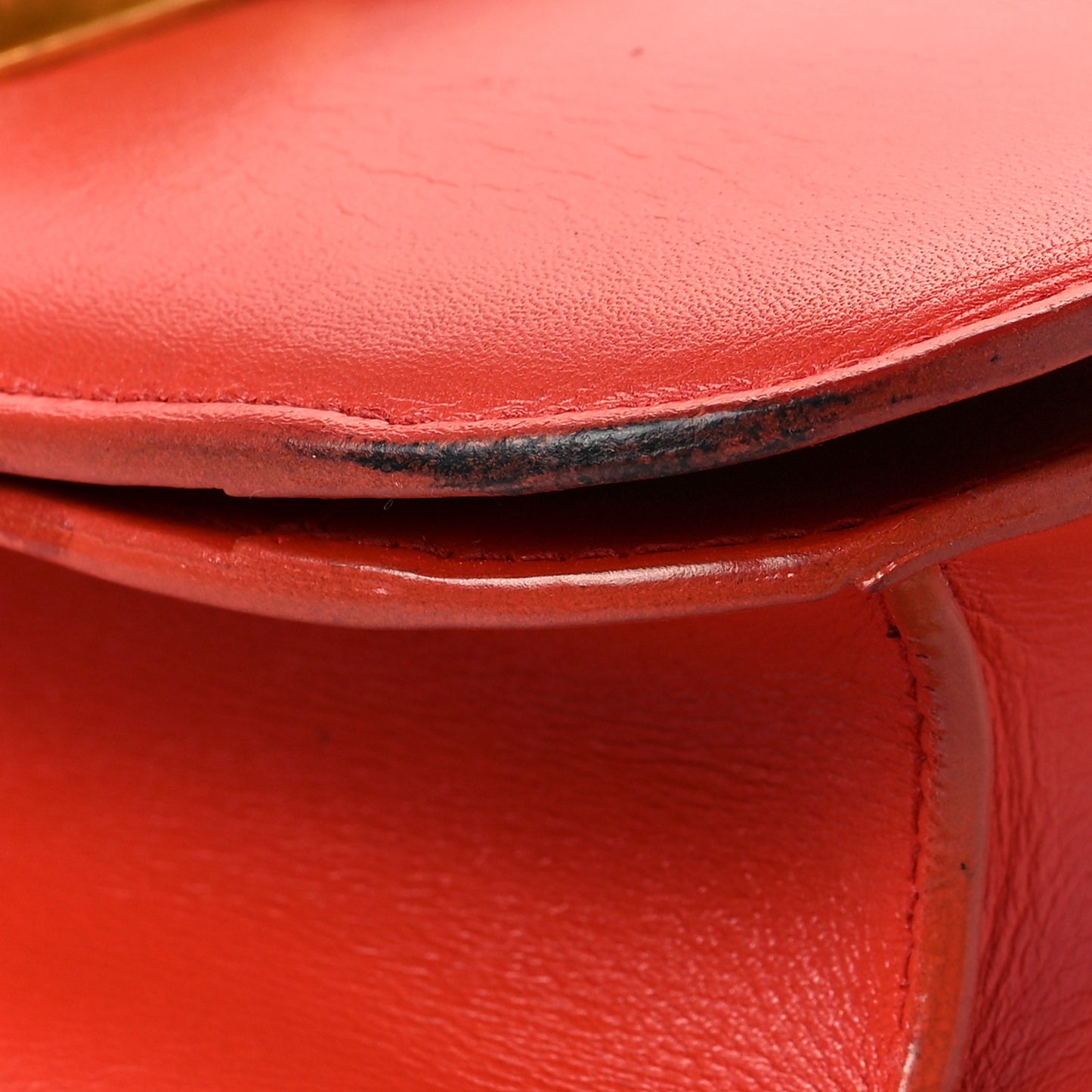Box Calfskin Medium Classic Box Flap Bag Poppy