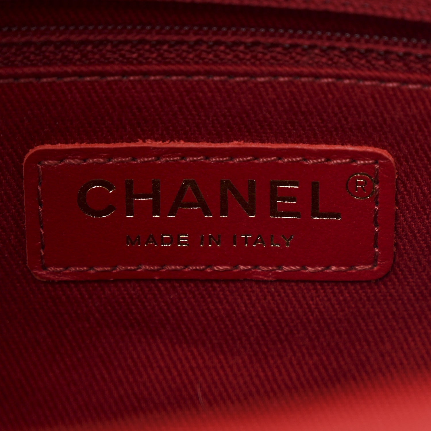 Chanel Caviar Chevron Quilted Small Coco Handle Flap Red 7 of 11