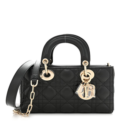 Christian Dior Lambskin Cannage Small Lady D-Joy Black 1 of 9