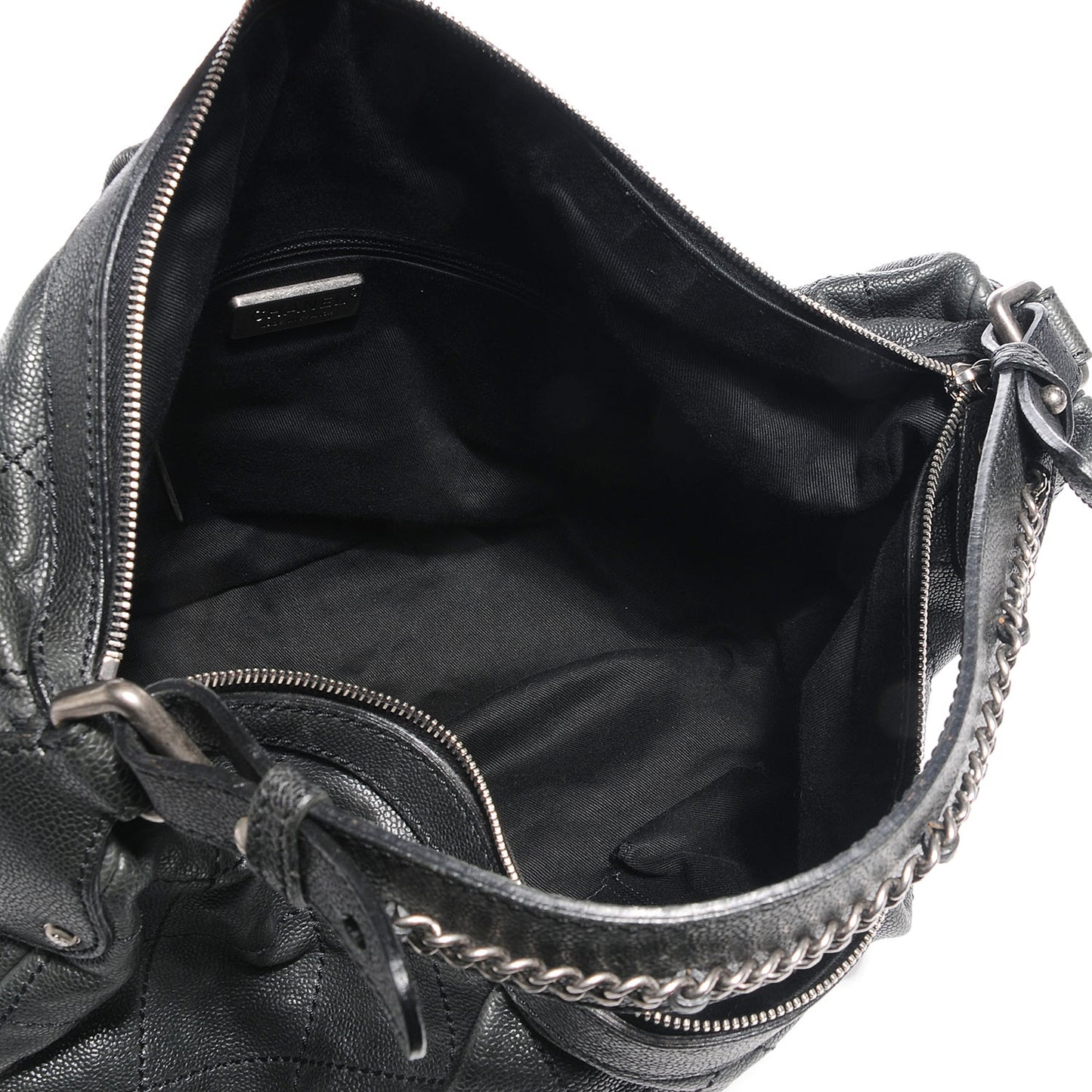 Caviar Large Outdoor Hobo Black