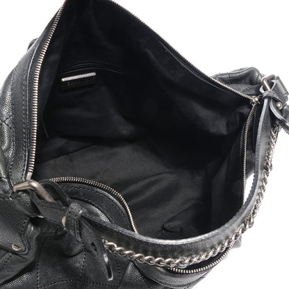 Chanel Caviar Large Outdoor Hobo Black 5 of 7