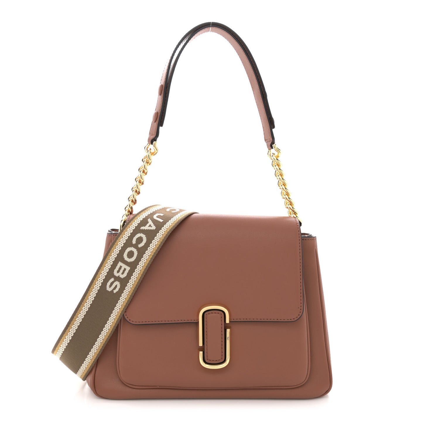 Calfskin J Marc Chain Mini Satchel Argan Oil