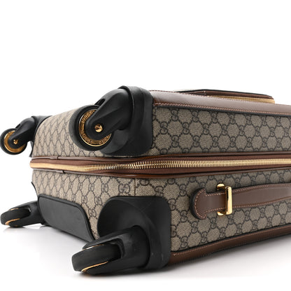 Gucci GG Supreme Monogram Calfskin Carry On Trolley Beige Ebony 9 of 9