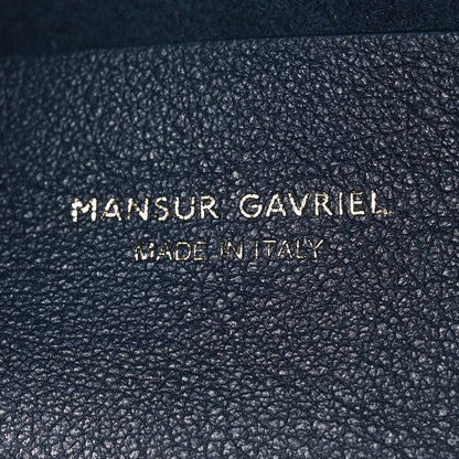 Mansur Gavriel Calfskin Candy Hobo Navy 6 of 10
