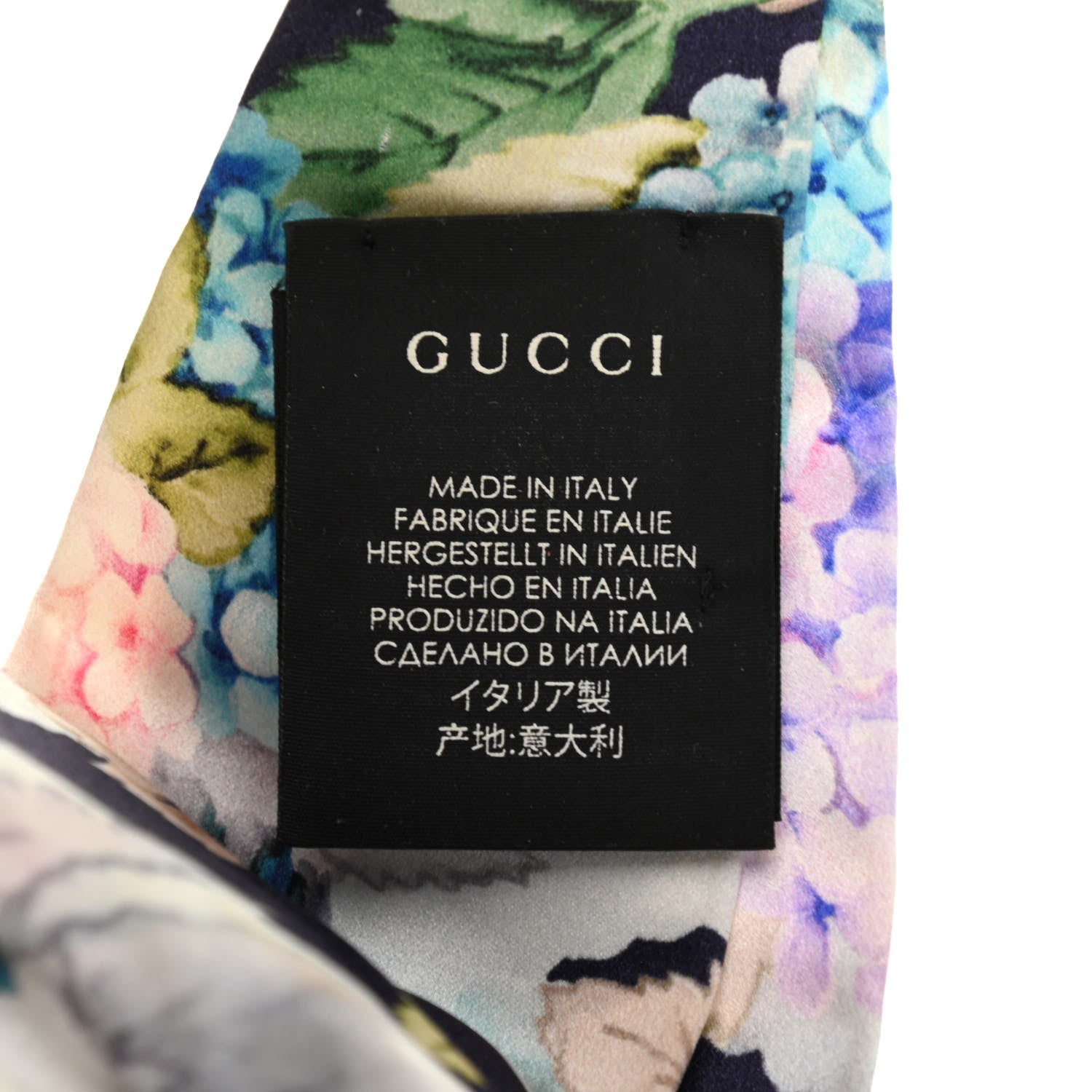Gucci Silk Hortensin Duchesse Headband Multicolor 5 of 5