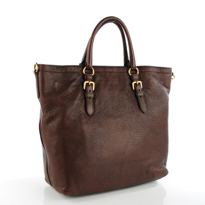 Prada Deerskin Tote Bruciato 3 of 8